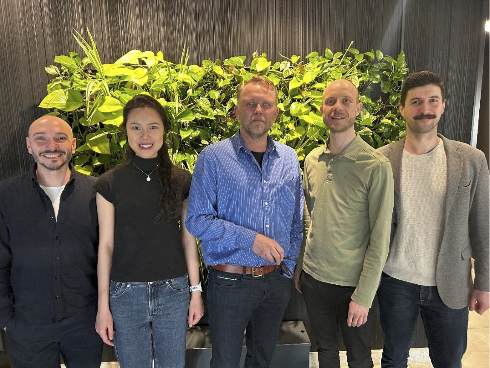 The winning team consists of Magnus J Johansson, Daniele Antermite, Stig D Friis, Elisa Y Lai and Erik Weis.